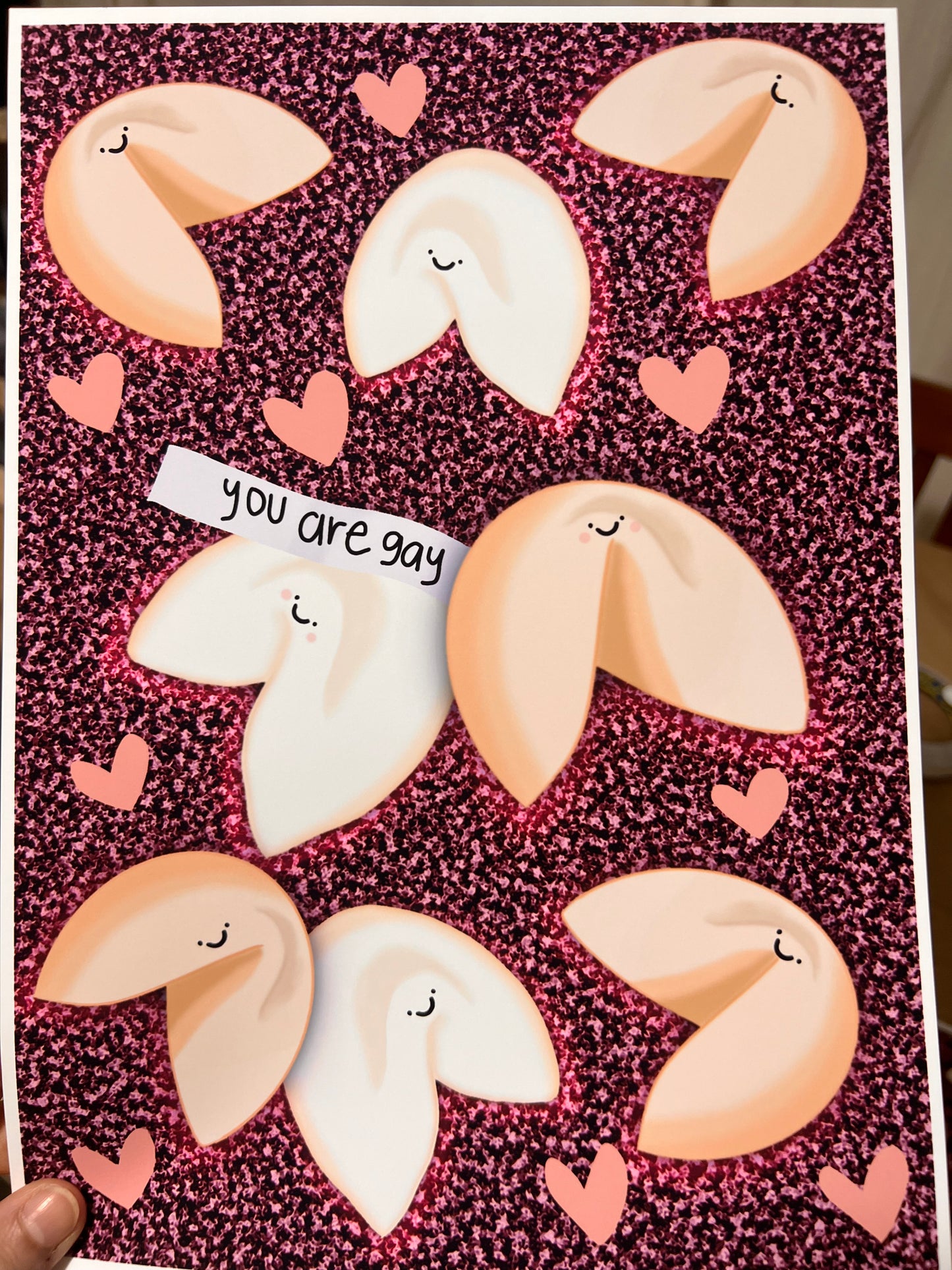 fortune cookie 'You are Gay' Art print